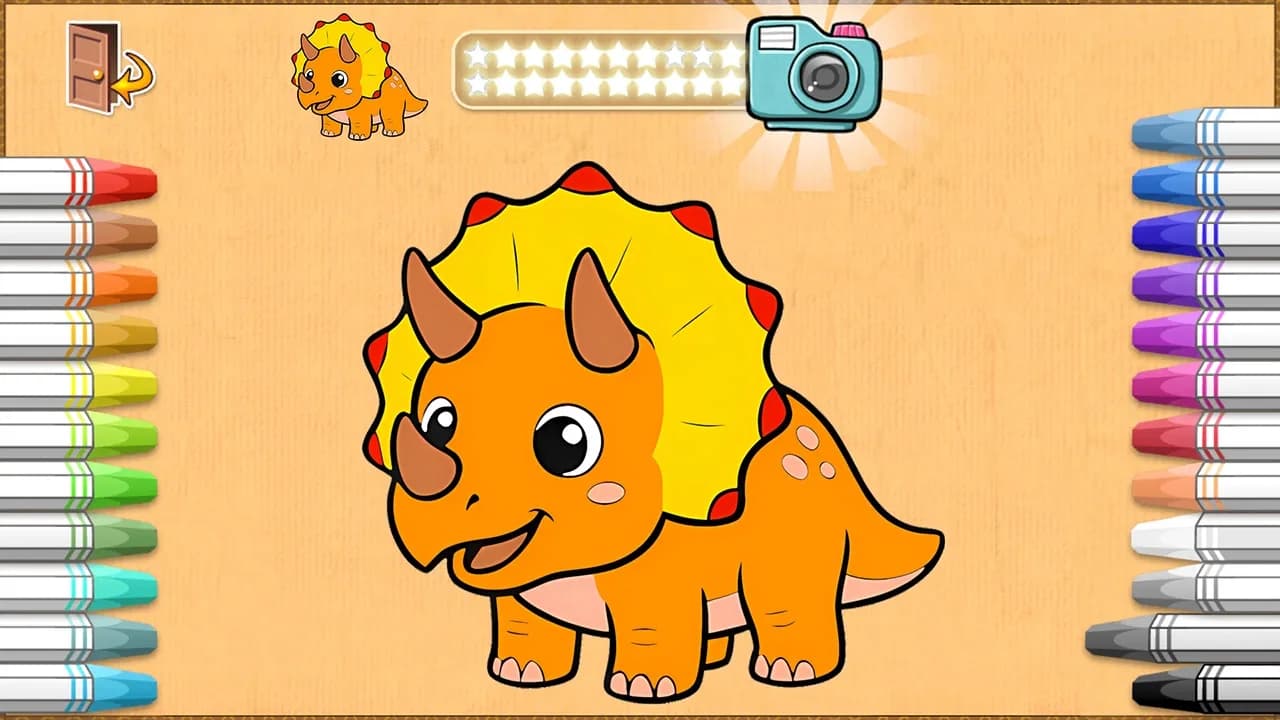 Crayon Little Dino