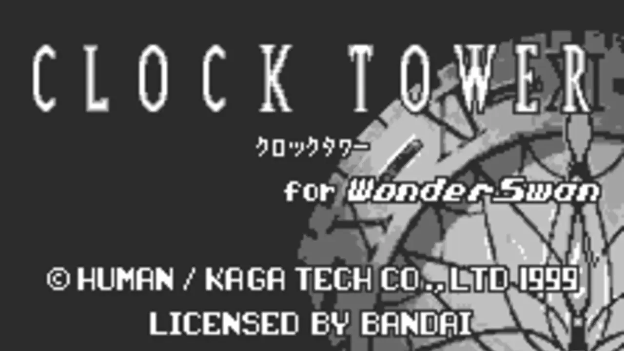 Clock Tower for WonderSwan