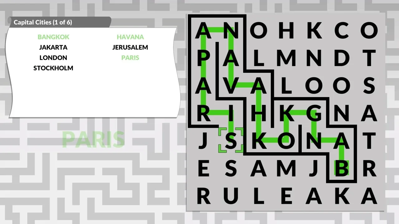 Word Maze by Powgi