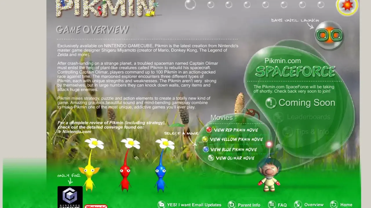 Pikmin.com SpaceForce