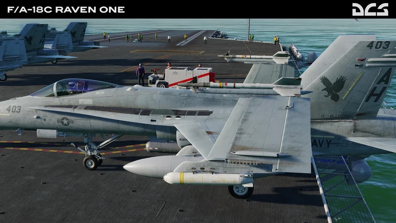 DCS World: F/A-18C Raven One Сampaign by Baltic Dragon