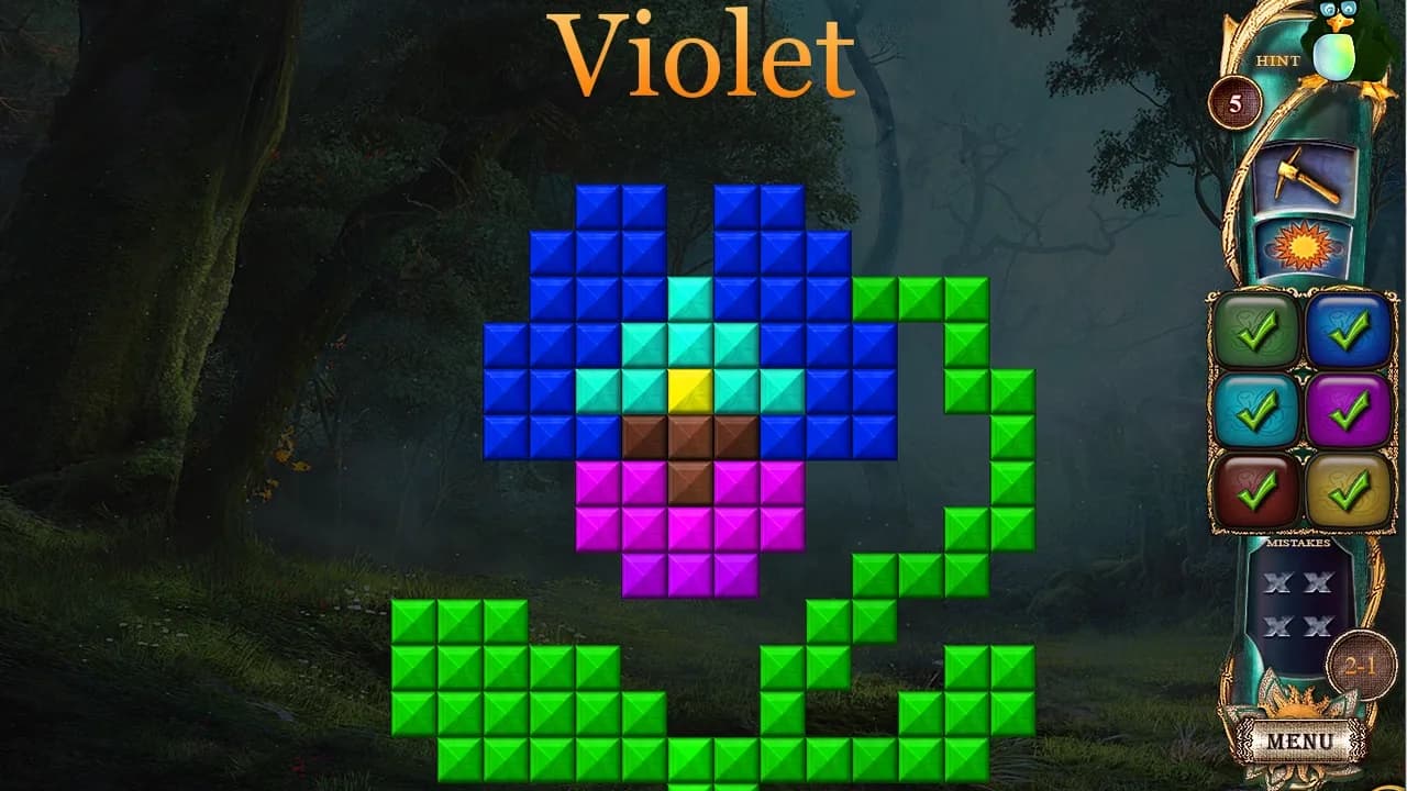 Fantasy Mosaics 16: Six Colors in Wonderland