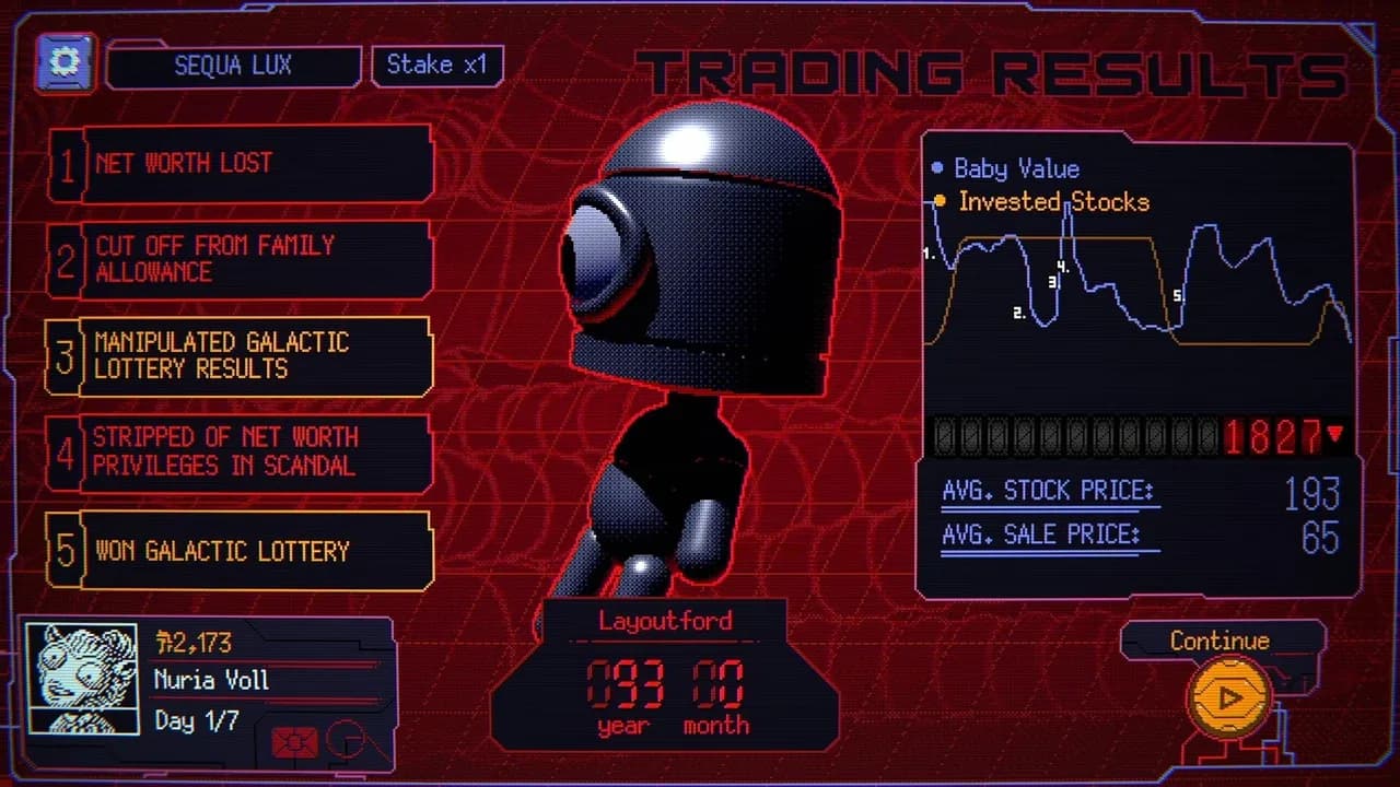 Space Warlord Baby Trading Simulator