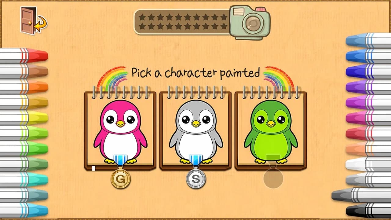Crayon Sea Friends