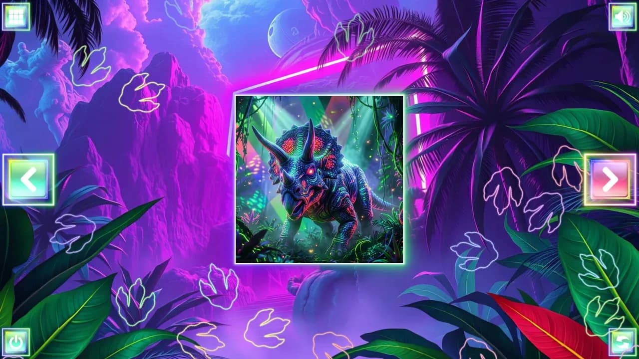 Neon Fantasy: Dinosaurs