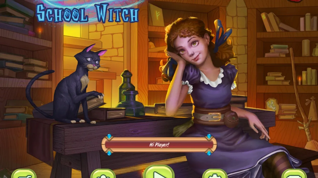 Sweet Solitaire: School Witch
