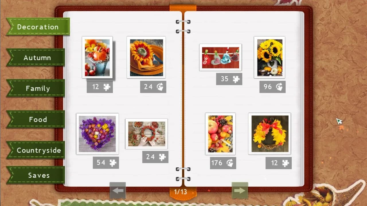 Holiday Jigsaw: Thanksgiving Day