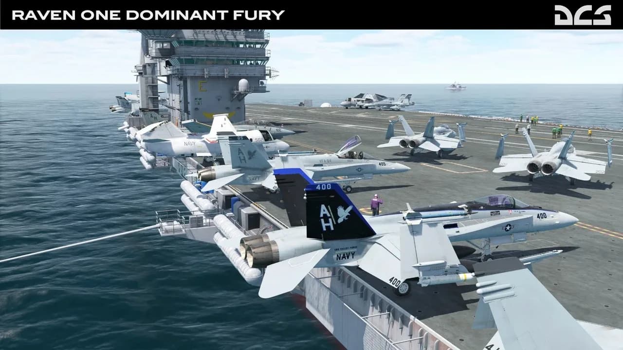 DCS World: F/A-18C Raven One: Dominant Fury Campaign by Baltic Dragon