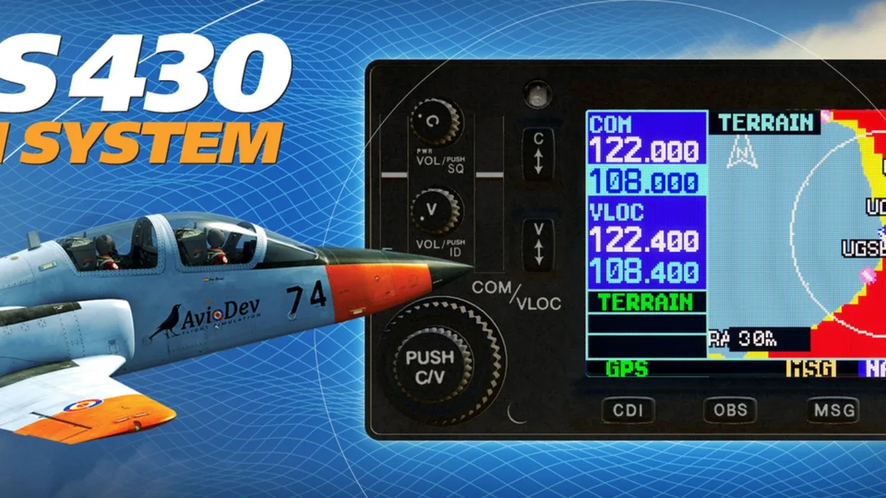 DCS World: NS 430 Navigation System for C-101EB by Eagle Dynamics, Aerges