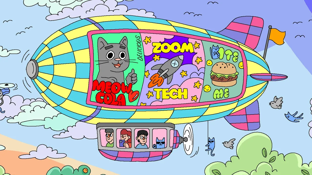 100 Cats Lost in World Find & Color