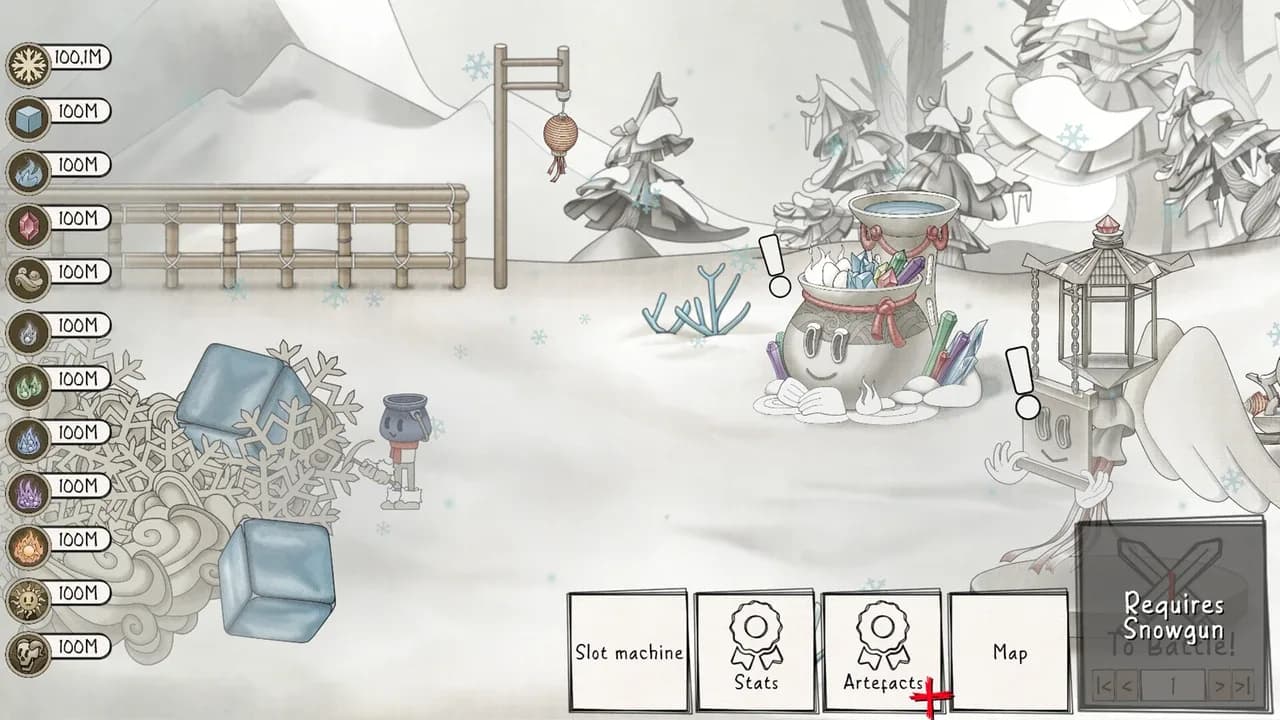 Paint the Snow: Idle